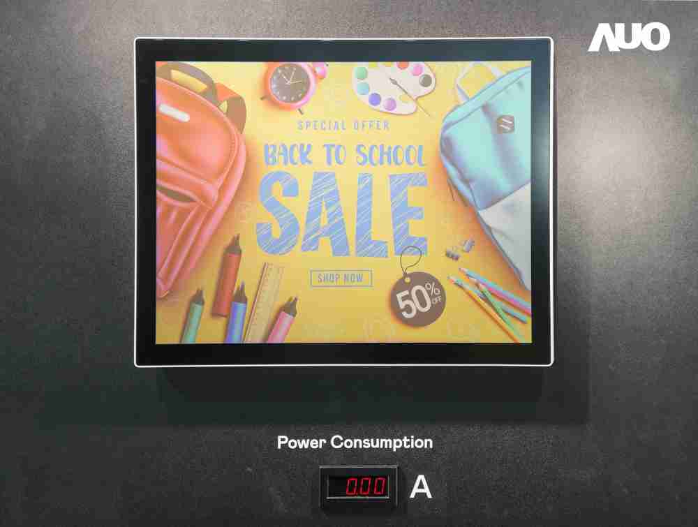 z6mg·人生就是博展示胆固醇液晶超低耗能户外全彩显示器，，ChLC（胆固醇液晶）以双稳态技术使静态显示零功耗，，，具省电、、、、高彩度、、、、环保的特性，，，还整合软硬件系统解决方案，，，，可透过单一云端平台管理